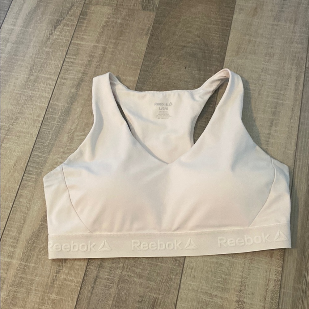 Reebok Creamy pink Sports Bra Seamless Design